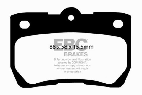 EBC S1 Brake Pad and Rotor Kit (1x ebcUD1113, 1x ebcRK7637) thumbnail 6