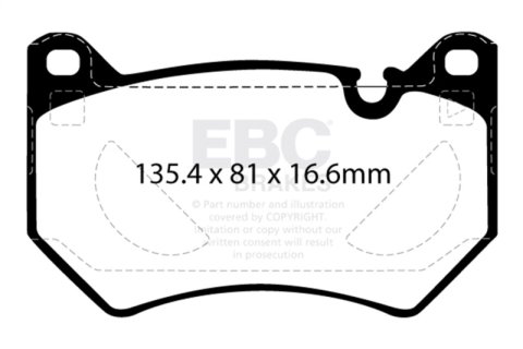 EBC S5 Brake Pad and Rotor Kit (1x ebcGD2026, 1x ebcDP42436R) thumbnail 7