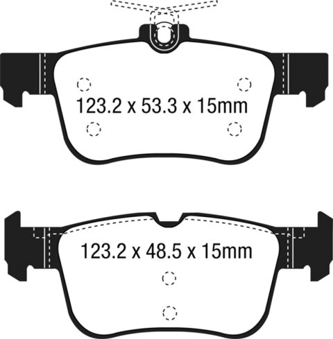 EBC S9 Brake Pad and Rotor Kit (1x ebcUSR2031, 1x ebcDP43047R) thumbnail 7