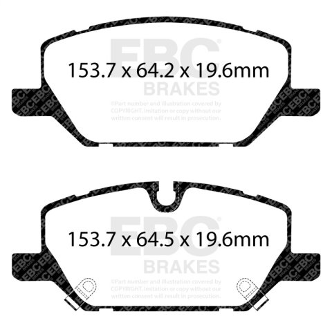 EBC S9 Brake Pad and Rotor Kit (1x ebcDP43117R, 1x ebcUSR7823) thumbnail 8