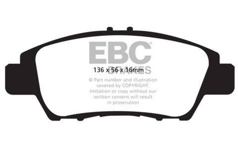 EBC S9 Brake Pad and Rotor Kit (1x ebcUSR850, 1x ebcDP42041R) thumbnail 5