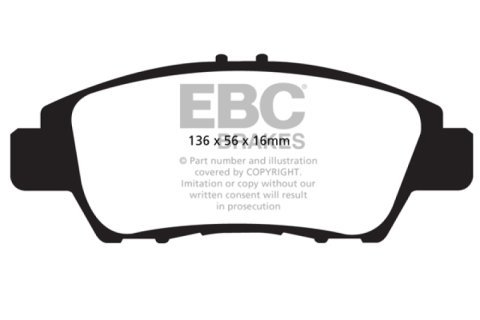 EBC S9 Brake Pad and Rotor Kit (1x ebcUSR850, 1x ebcDP42041R) thumbnail 6