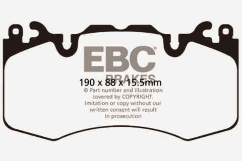 EBC S6 Brake Pad and Rotor Kit (1x ebcGD1721, 1x ebcDP52064NDX) thumbnail 7