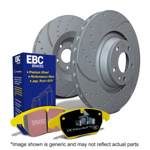EBC S5 Brake Pad and Rotor Kit (1x ebcDP42385R, 1x ebcGD2218) thumbnail 1