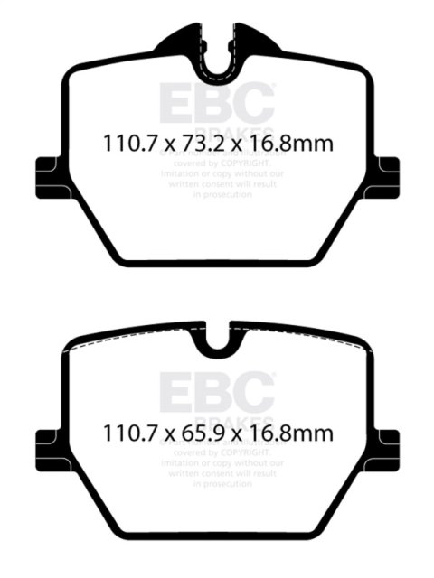 EBC S20 Brake Pad and Rotor Kit (1x ebcUD1867, 1x ebcRK2065R, 1x ebcRK2066R, 1x ebcUD2220) thumbnail 9