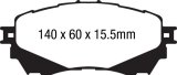 EBC S11 Brake Pad and Rotor Kit (1x ebcRK7781, 1x ebcDP22170) thumbnail 9