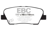 EBC S20 Brake Pad and Rotor Kit (1x ebcUD1284, 1x ebcRK7619, 1x ebcUD1432, 1x ebcRK7622) thumbnail 9