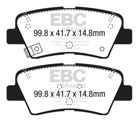 EBC S20 Brake Pad and Rotor Kit (1x ebcUD1295, 1x ebcUD1813, 1x ebcRK7687, 1x ebcRK7834) thumbnail 8