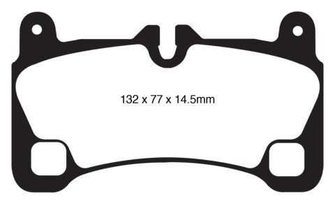 EBC S5 Brake Pad and Rotor Kit (1x ebcGD1497, 1x ebcDP41836R)
