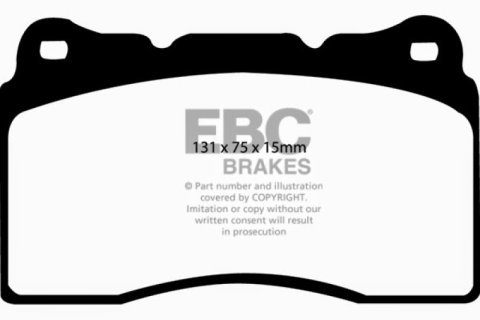 EBC S6 Brake Pad and Rotor Kit (1x ebcDP51210NDX, 1x ebcGD7520) thumbnail 9