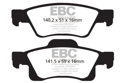 EBC S8 Brake Pad and Rotor Kit (1x ebcED91872, 1x ebcGD7558) thumbnail 8