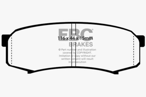 EBC S8 Brake Pad and Rotor Kit (1x ebcED9993, 1x ebcGD7579) thumbnail 6