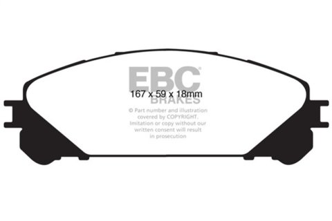 EBC S11 Brake Pad and Rotor Kit (1x ebcDP21837, 1x ebcRK7867) thumbnail 5