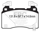 EBC S12 Brake Pad and Rotor Kit (1x ebcDP33028C, 1x ebcRK7722S) thumbnail 4