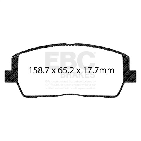 EBC S13 Brake Pad and Rotor Kit (1x ebcDP42444R, 1x ebcRK7886) thumbnail 6