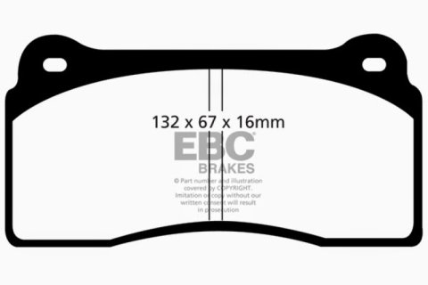 EBC S13 Brake Pad and Rotor Kit (1x ebcDP41110R, 1x ebcRK7905) thumbnail 6