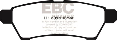 EBC S14 Brake Pad and Rotor Kit (1x ebcDP61746, 1x ebcRK7866) thumbnail 5