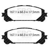 EBC S20 Brake Pad and Rotor Kit (1x ebcUD2305, 1x ebcUD2304, 1x ebcRK7872, 1x ebcRK7871) thumbnail 6