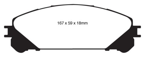 EBC S9 Brake Pad and Rotor Kit (1x ebcDP41837R, 1x ebcUSR7867) thumbnail 2