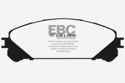 EBC S9 Brake Pad and Rotor Kit (1x ebcDP41837R, 1x ebcUSR7867) thumbnail 5