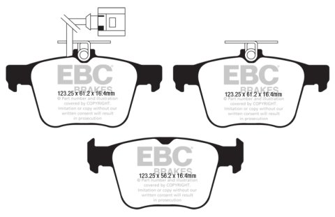 EBC S13 Brake Pad and Rotor Kit (1x ebcDP42295R, 1x ebcRK7422) thumbnail 9