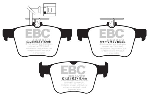 EBC S13 Brake Pad and Rotor Kit (1x ebcDP42295R, 1x ebcRK7422) thumbnail 7