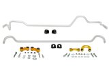 Whiteline Sway Bars BSK004 Bars, Front and Rear, Solid, Steel, Silver Powdercoated, 22.00mm Diameter, Subaru, Kit thumbnail 4