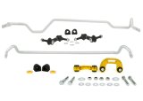 Whiteline Sway Bars for 2002-2007 IMPREZA - BSK007 Bars, Front and Rear, Solid, Steel, Silver Powdercoated, 22.00mm Diameter, Subaru, Kit thumbnail 2