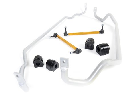 Whiteline 05-13 BMW 1 Series/3 Series Front & Rear Sway Bar Kit (1x whlBBF43, 1x whlBBR44, 1x whlKLC154) thumbnail 1