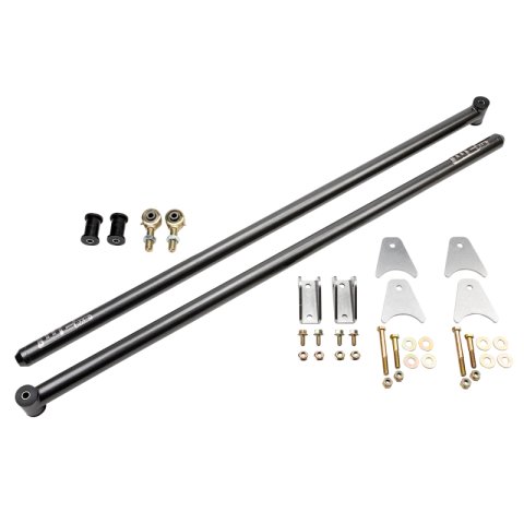 Wehrli 99-10 Ford / 94-22 RAM Univ RCLB/CCSB/ECSB 60 in.Traction Bar Kit - Gloss Black thumbnail 6