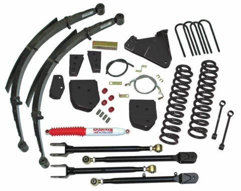 Skyjacker 8.5"SYSTEM,08F350 4WD DIESL (2x skyFR88S, 1x skyF8852SH, 1x skyF58484LU, 1x skyF585V)