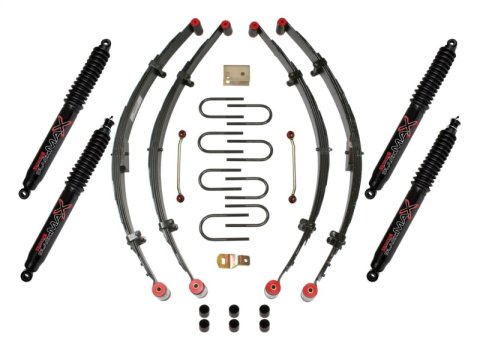 Skyjacker 4" KIT,87-96 YJ W/4 BLK MAX (2x skyYJ40RSB, 2x skyYJ40FSB, 1x skyYJ41BB)
