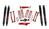 Skyjacker 4"KIT,07-09JK RED W/BLK MAX (1x skyJK401CR, 1x skyJK40FRCR, 2x skyB8567, 2x skyB8565) thumbnail 1