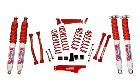 Skyjacker 4"KIT,07-09JK RED W/HYDROS (1x skyJK401CR, 1x skyJK40FRCR, 2x skyH7067, 2x skyH7065)