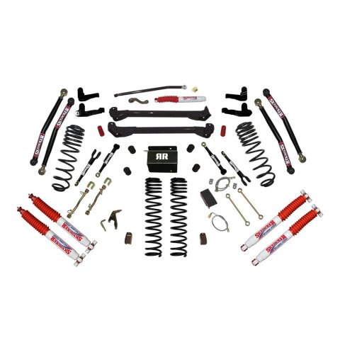 Skyjacker 97-06 Jeep TJ 6in Dual Rate Long Travel Coils Long Arm RR2 Lift Kit w/ Hydro 7000 Shocks (Bundled Kit)