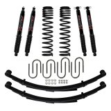 Skyjacker 1984-2001 Jeep Cherokee (XJ) 3 in. Dual Rate Long Travel Suspension Lift Kit (2x skyJC25RSB, 1x skyJC3158SBLT) thumbnail 1