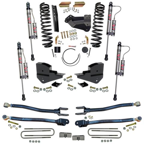 Skyjacker 2023+ Ford F-250/F-350 Super Duty 4WD 4in Lift Kit (1x skyF545V, 2x skyA2068, 2x skyA2092, 1x skyF23451, 1x skyRAB2346, 1x skyF23484LA)