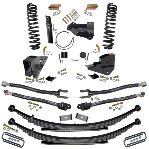Skyjacker 4 In. Suspension Lift Kit 4-Link (1x skyF545V, 2x skyFR173S, 1x skyRAB2346, 1x skyF23484LA, 1x skyF23451S)