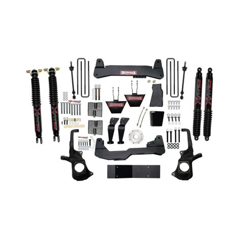 Skyjacker 11-19 GM 2500HD 6 In. Suspension Lift Kit w/Torsion Bar Drop Brackets Black MAX Shocks (Bundled Kit)