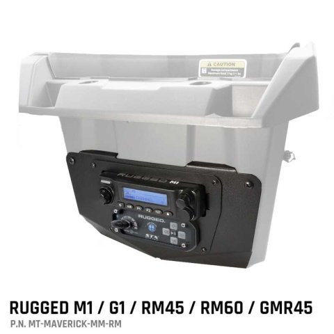 Rugged Radios Can-Am Comm/Mav Comp. Comm Kit w/ BT 2-Way - Glove Box Mount 696 / M1 VHF Bus Band (1x rgdMCK-696-2P-M1, 1x rgdMT-MAVERICK-MM-RM) thumbnail 2