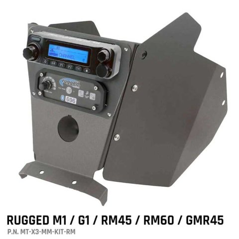 Rugged Radios Can-Am Mav X3 Comp Comm Kit w/ BT 2-Way Radio STX Stereo / G1 GMRS / Dash Mount (1x rgdMCK-STX-2P-G1, 1x rgdMT-X3-MM-KIT-RM) thumbnail 2