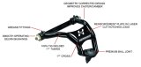 Hotchkis A-Arm 4-Pack Kit - Upper and Lower Tubular Arms (1x hot1102, 1x hot1104) thumbnail 5