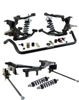 Ridetech 88-98 Chevy C1500 2WD CoilOver Suspension System 14 Bolt Rear Wishbone w/ HD Drop Spindles (Bundled Kit) thumbnail 2