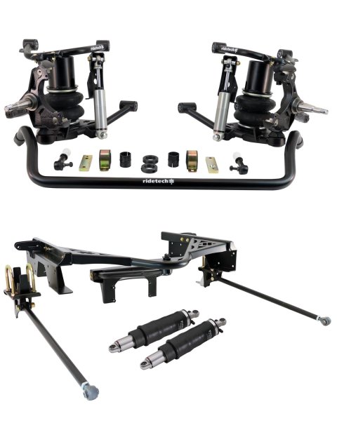 Ridetech 90-93 Chevy C1500 and 454SS Air Suspension System (Bundled Kit)
