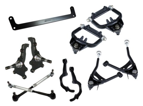 Ridetech 64-66 Ford Mustang Complete Air Suspension System w/ Pin Spindles (Bundled Kit) thumbnail 4