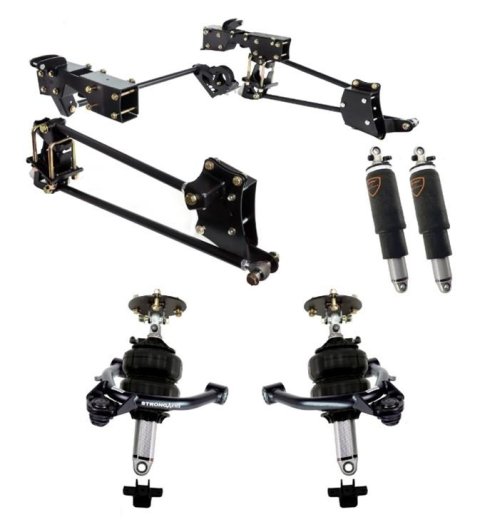Ridetech 07-16 GM 1500 2WD/4WD (w/ OE Cast Steel Arms) Complete Air Suspension System (Bundled Kit)