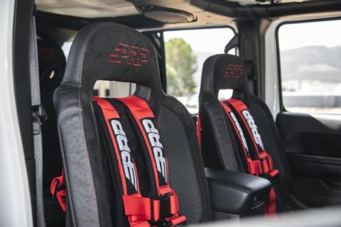 PRP Jeep Wrangler JK/JKU Premier High Back Suspension Seats Kit (Pair) - Gray (2x prpA100110-54, 2x prpC38) thumbnail 5