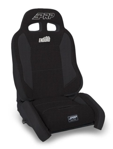 PRP EnduroCrawl Reclining Suspension Seat (Passenger Side) - Black Tweed thumbnail 1