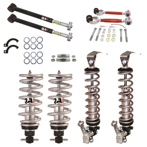 QA1 71-76 GM B-Body Level 1 Big Wheel Kit (1x qap5252, 1x qap5254, 2x qap7888-109, 1x qapGS507-10550C, 2x qapT115W, 1x qapRCK52361, 1x qap5201)