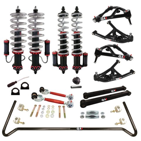 QA1 Level 3 Full Vehicle Drag Racing Suspension Kits DK23-GMA3 Handling Packages, Racing, Coil Springs, Shocks/Struts, Control Arms, Rear Sway Bar, 0-2.000 in. Drop, Buick, Chevy, Olds, Kit